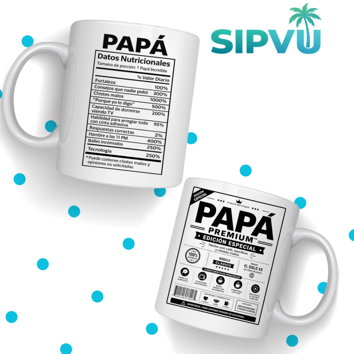 Taza “Papá Premium – Edición Especial” – Funny Spanish Dad Mug | 11oz/15oz Free Shipping