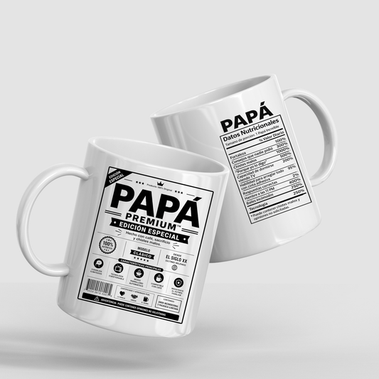 Papá Premium – Edición Especial | Taza Divertida para Papá en Español