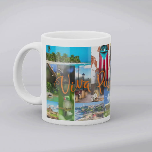 Viva Puerto Rico – Taza Tropical Inspirada en la Isla del Encanto